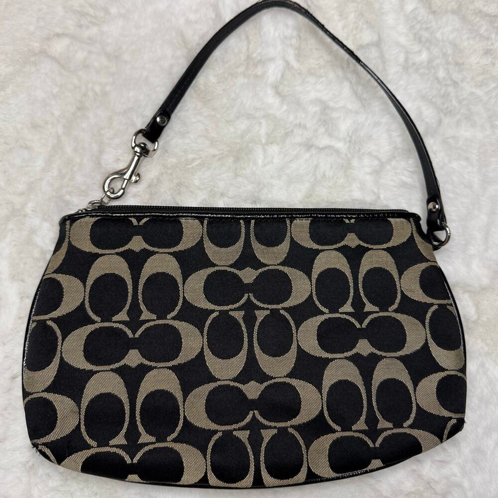 y2k COACH Black Wristlet - Picture 2 of 6